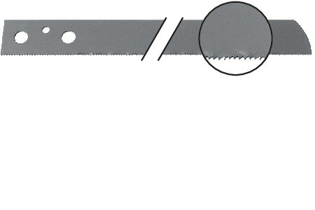 Sägeblatt, Länge 300 mm, Zahnabstand 1,6 mm, Dicke 1,5 mm